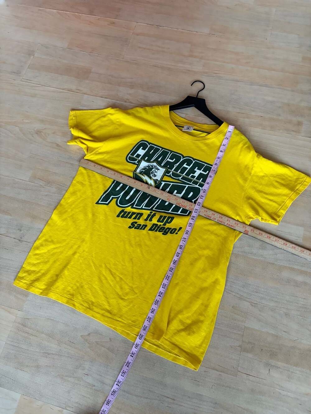 Vintage San Diego Chargers Power Turn It Up T-Shirt Size L NFL
